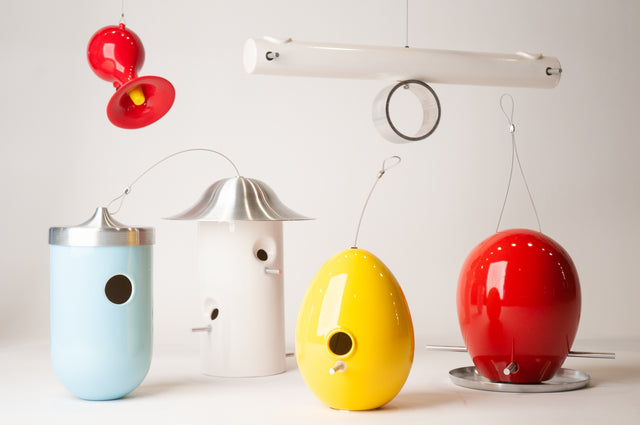 "One bird feeder became two, then three. Years passed."