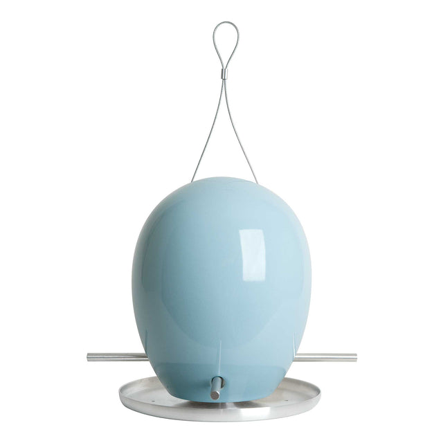 J Schatz Light Aqua Egg Bird Feeder