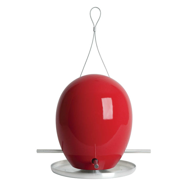 J Schatz Sumac Red Egg Bird Feeder