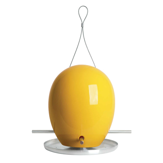 J Schatz Goldenrod Yellow Egg Bird Feeder