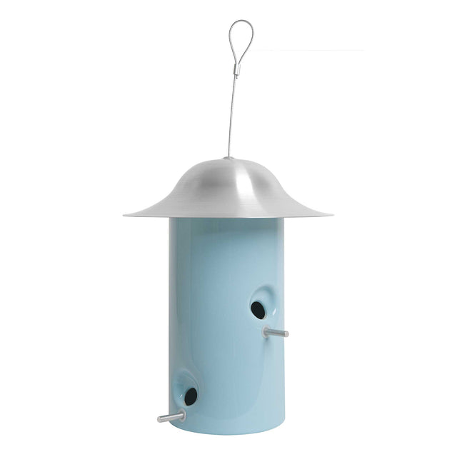 J Schatz Light Aqua Bistro Bird Feeder