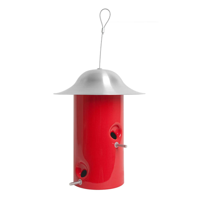 J Schatz Sumac Red Bistro Bird Feeder