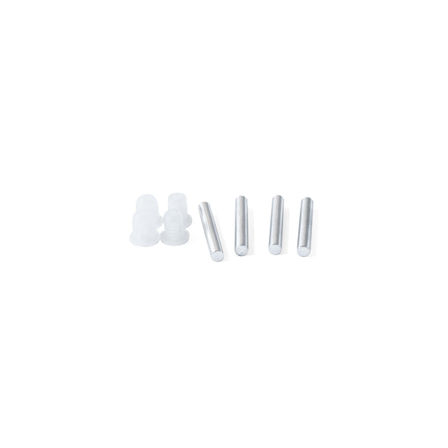 Replacement Set of 4 Aluminum Poles with Grommets for Bistro Bird Feeders