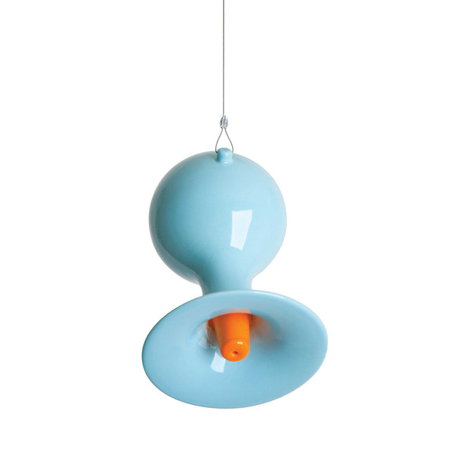 J Schatz Hummingbird Feeder in Light Aqua