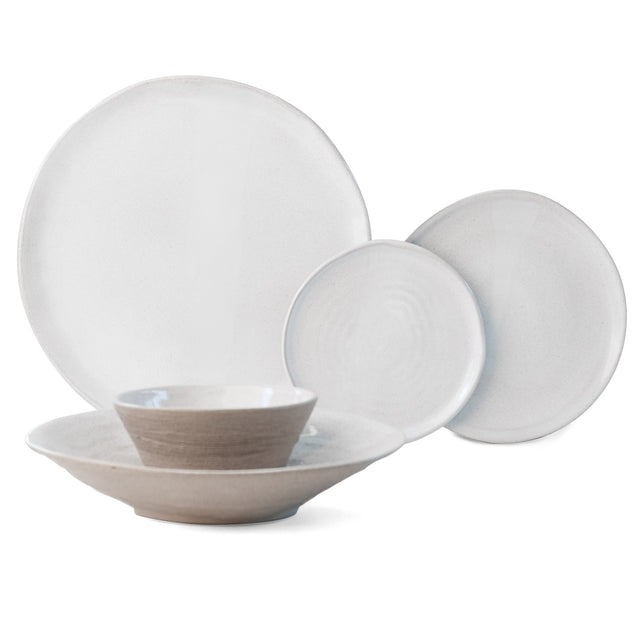 JS 157 White Tableware 5 Piece Set