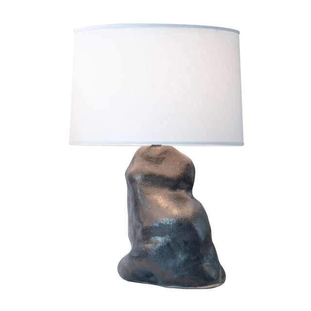 Metallic Black Amorphous Lamp Pair Lamp 1 Detail 1