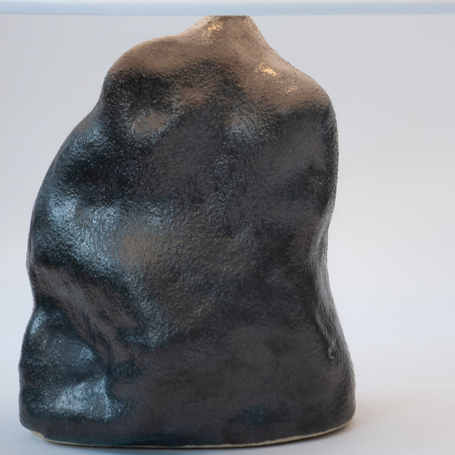 Metallic Black Amorphous Lamp Pair Lamp 2 Detail 2
