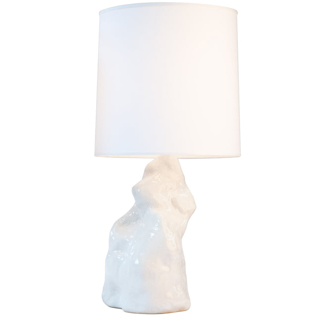 White Amorphous Lamp Pair Detail 3 Lamp 1