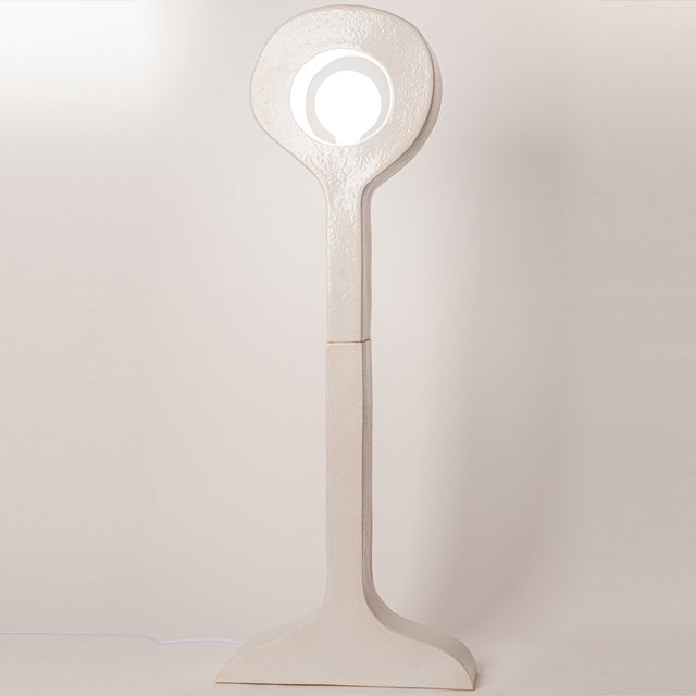 One-of-a-kind ceramic lighting by J Schatz — sculptural lamps, pendants, and illuminated forms.
