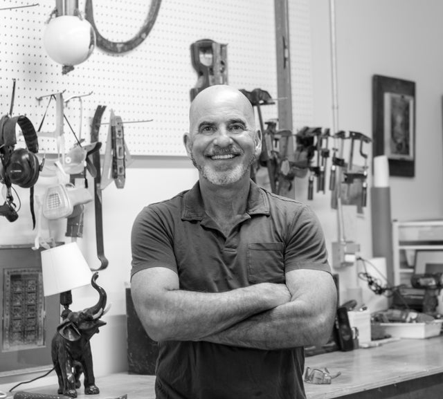 Peter Souza Jr. in the studio.
