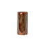 Gold wash hand-glazed cylindrical stoneware Cilindro vessel, J Schatz