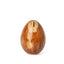 Rustic glaze ceramic egg bank, coin slot at top, J Schatz