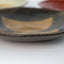 Rim of glazed stoneware Geometria bowl, glaze 28 over 12, J Schatz