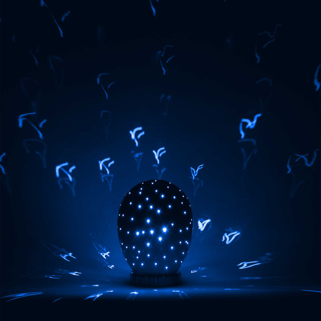 Star Egg ceramic nightlight projecting stars at night, J Schatz