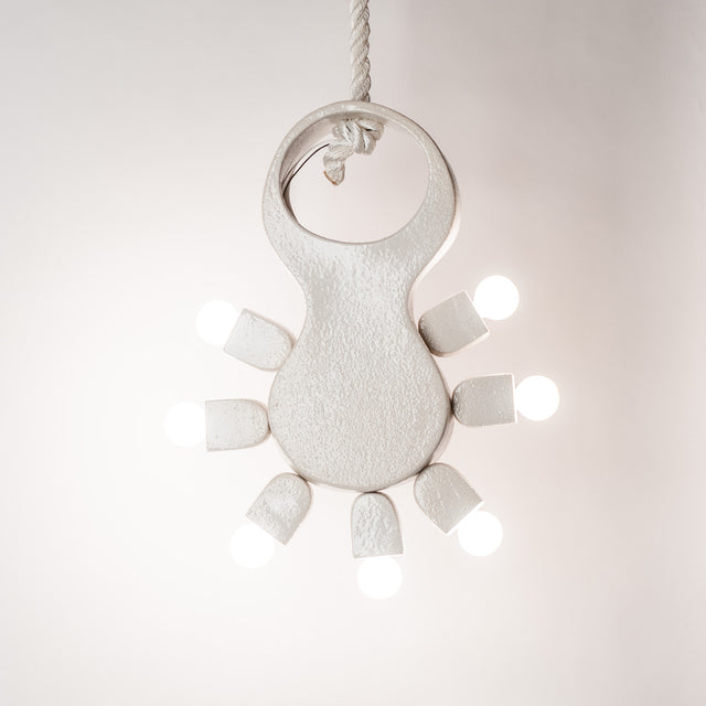 Organic Cactus Pendant Lamp Front View