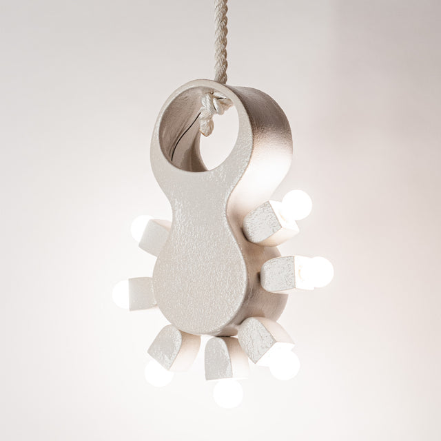 Organic Cactus Pendant Lamp Side View