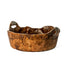 Rustic Container 4 by Jim Schatz — alternate view showing the crazed glaze and open, low form