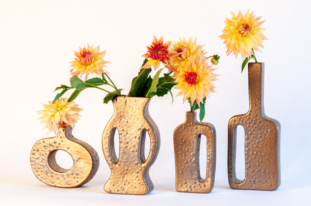 Cut Out Vessels in Blistered Bronze