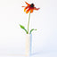 Textured Bud Vases in White