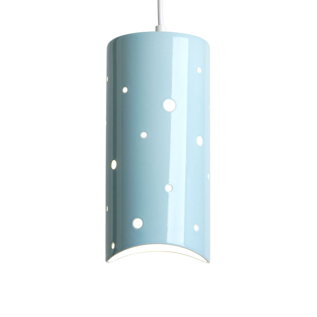 J Schatz Light Aqua Cilindro Pendant