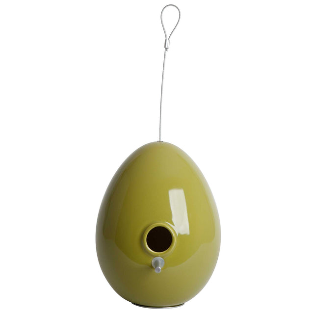 Egg Bird House Custom Color - Moss Green