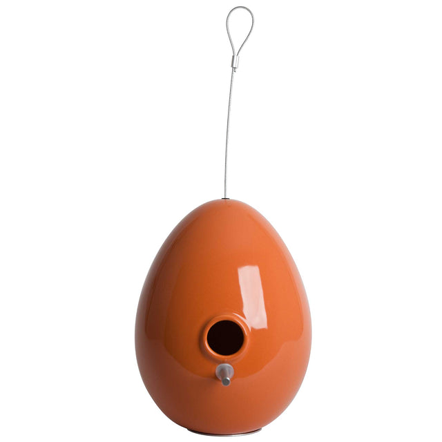 Egg Bird House Custom Color - Bittersweet Orange