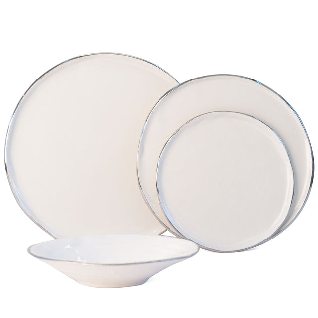 JS 160 Slab Built Silver Tableware Set