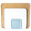 Large Mod Platter Set in Slate Grey, White, and Ginger