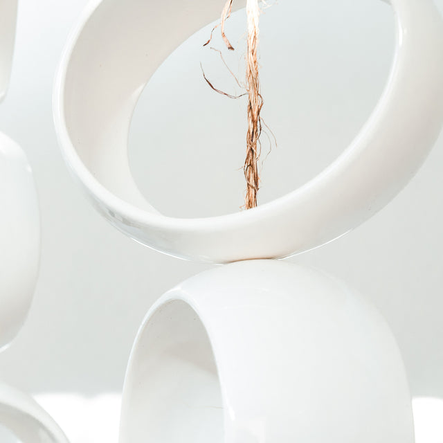 White Orb Sculpture Detail 4