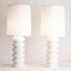 Wide Tooth Lamp Pair